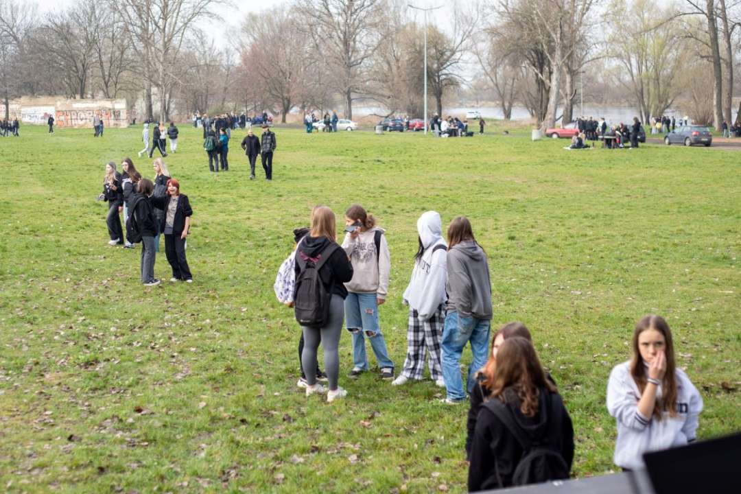 młodzież na wagarach kontrolowanych organizowanych przez Młodzieżową Radę Miasta Głogowa