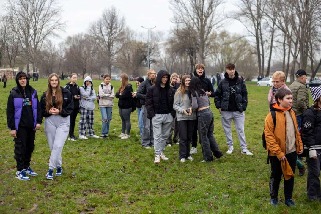 młodzież na wagarach kontrolowanych organizowanych przez Młodzieżową Radę Miasta Głogowa