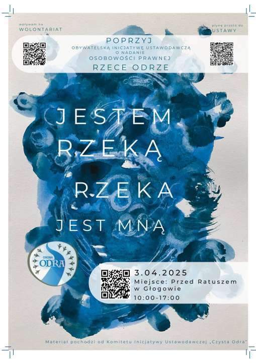 plakat jestem rzeką rzeka jest mną