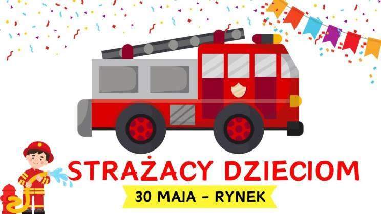 grafika strażacy dzieciom