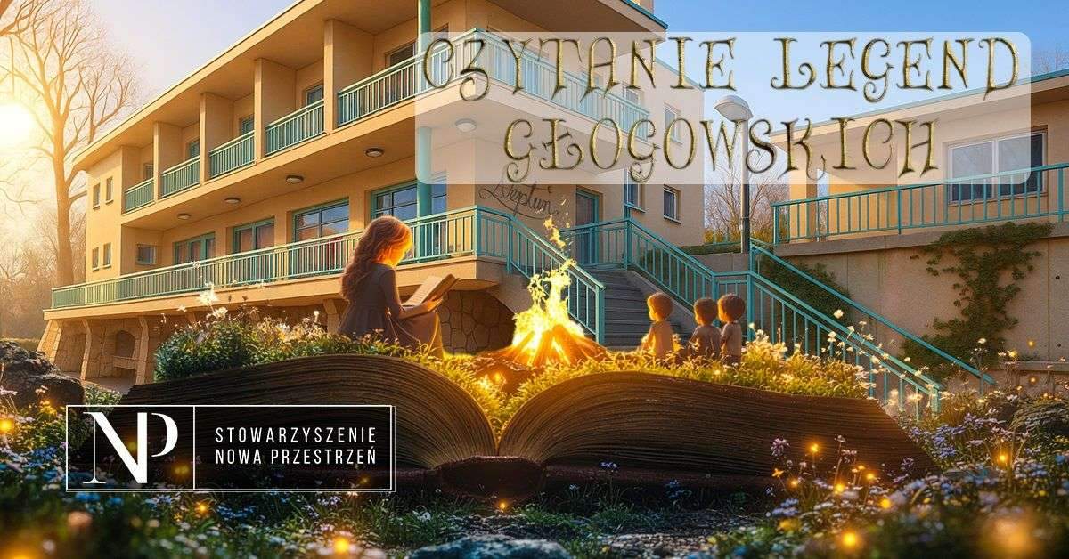 Wieczorne czytanie „Legend Głogowskich” przy Neptunie