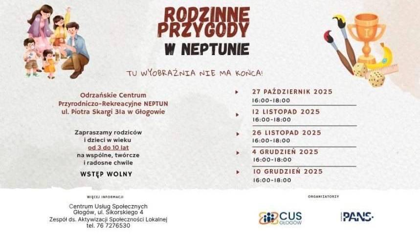 Rodzinne przygody w Neptunie. Nowy projekt CUS