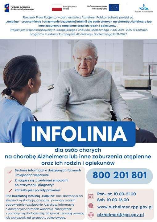 bezpłatna infolinia plakat