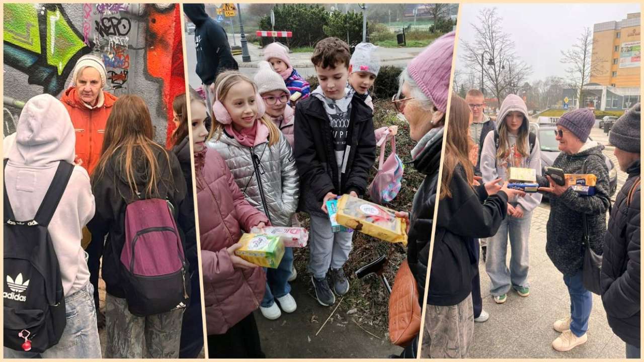 Herbatka i ciasteczko dla seniora – akcja uczniów SP 13