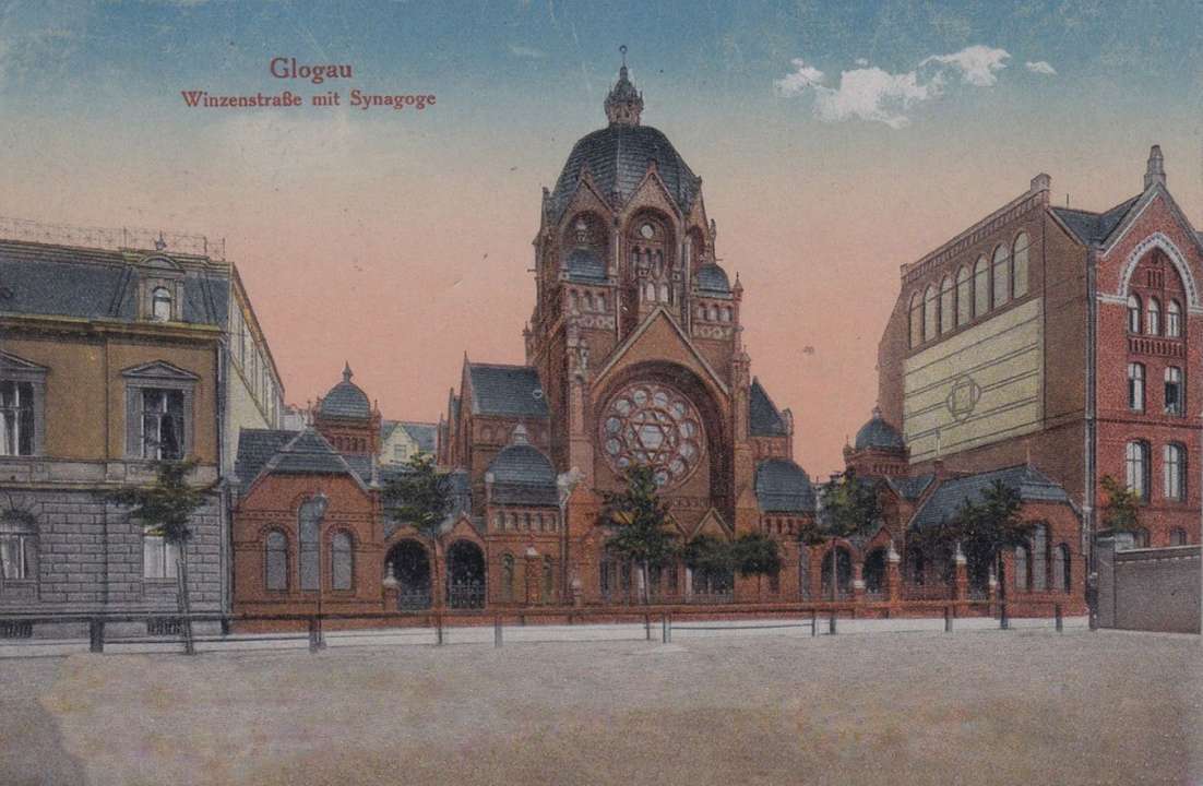 Synagoga na pocztówce
