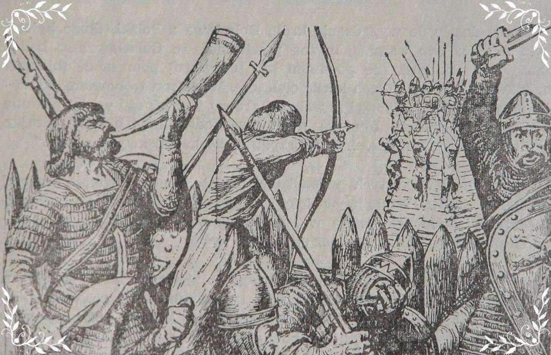 Obrona Głogowa według szkicu Kobylinskiego