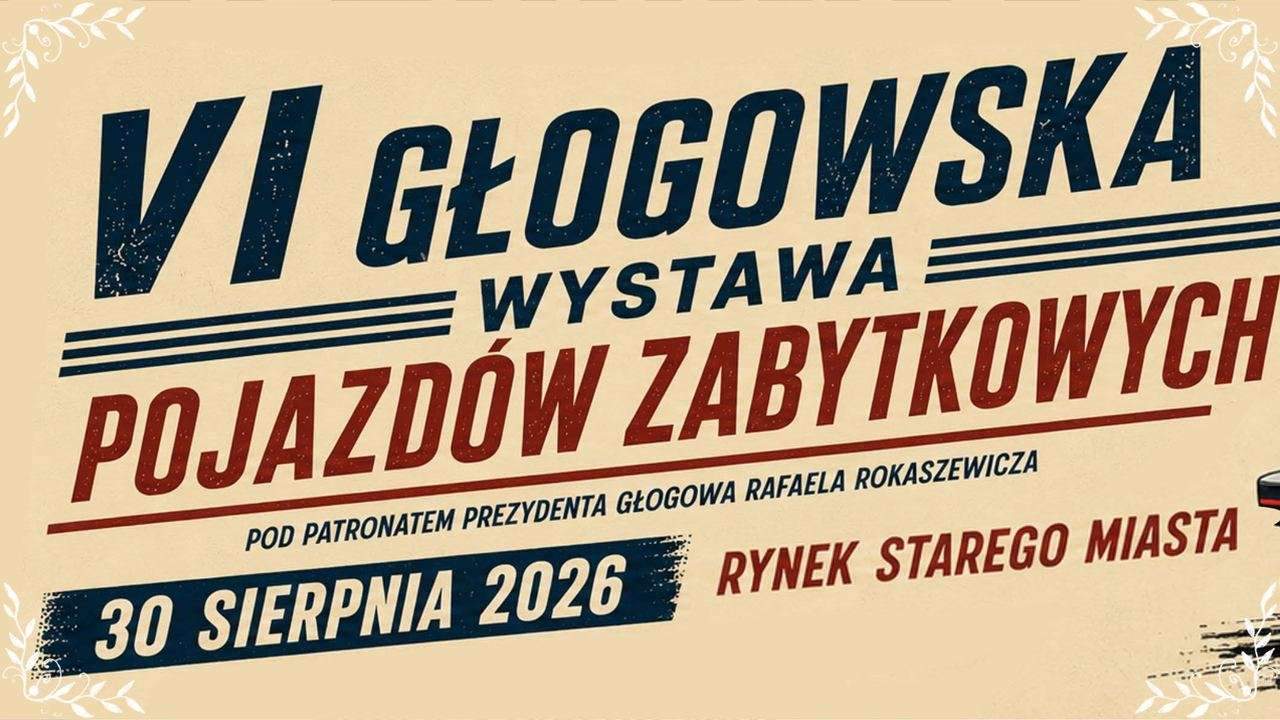 Zabytkowe auta zaparkują na głogowskim rynku!