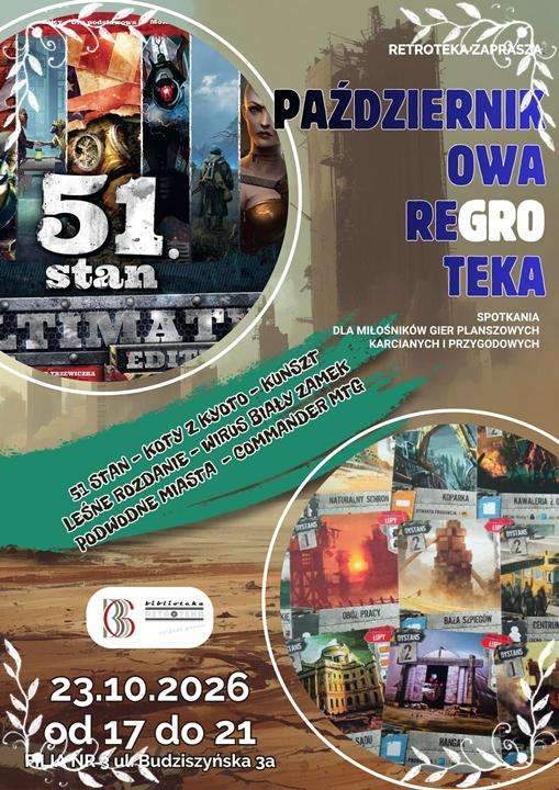 plakat październikowa regroteka