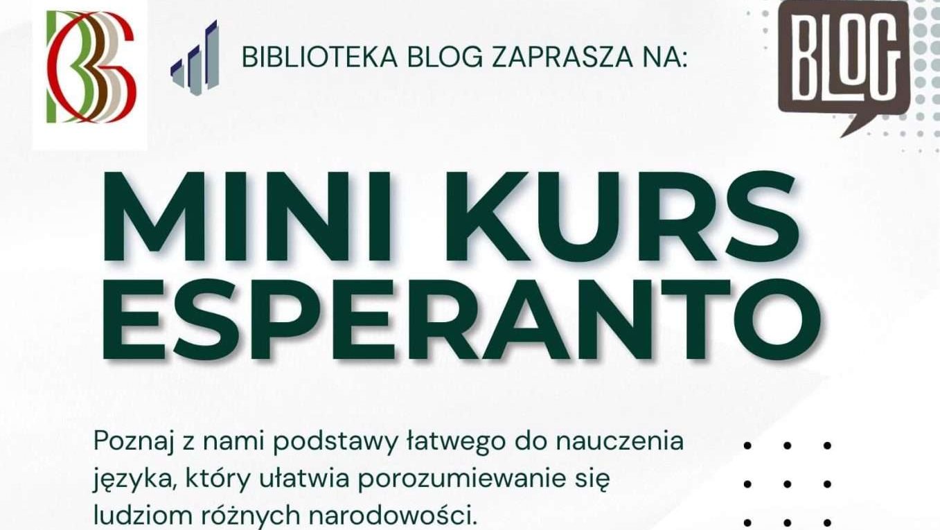 Mini kurs esperanto w Bibliotece BLOG