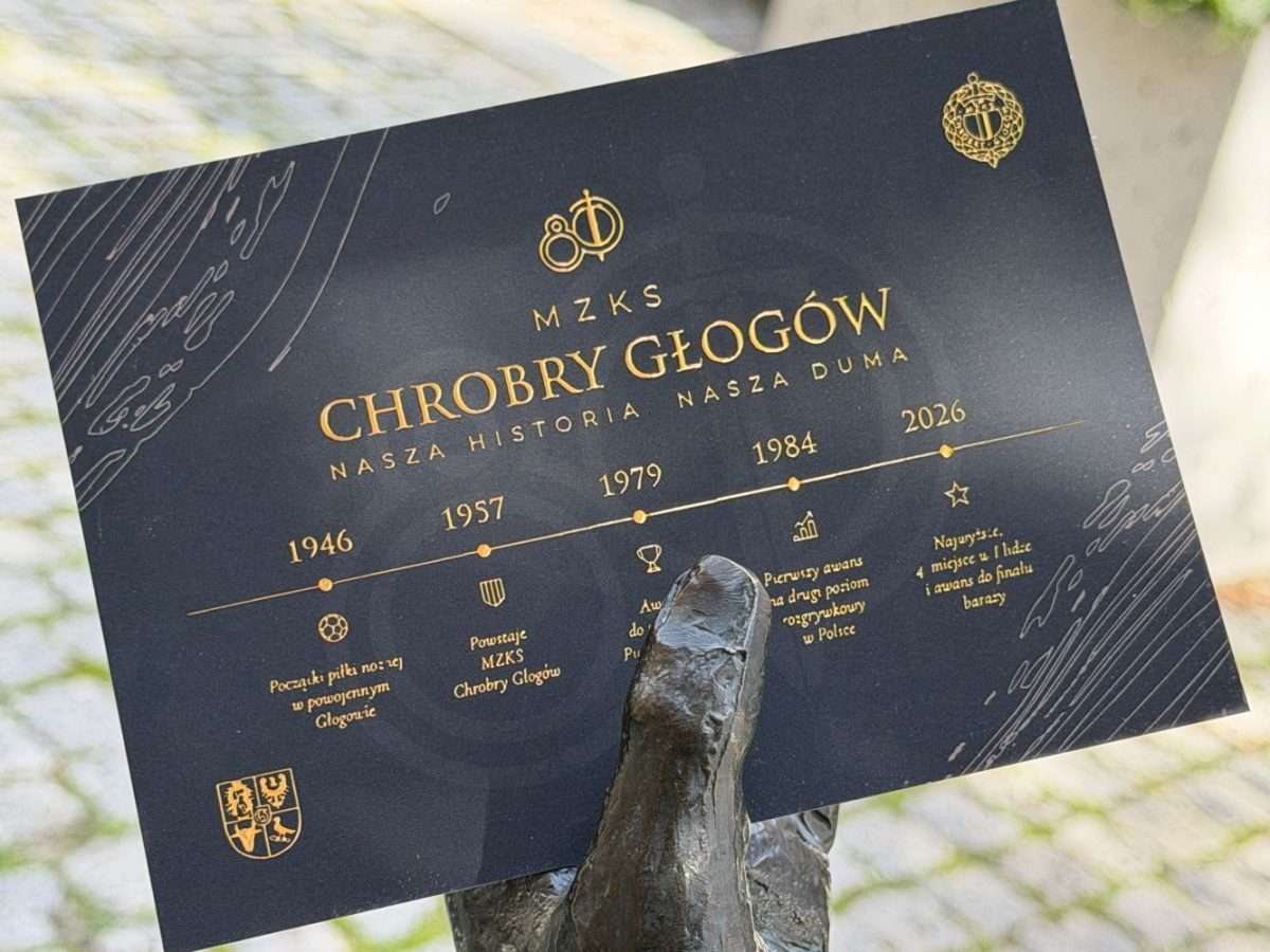 pocztówka z okazji 80lecia chrobrego głogów